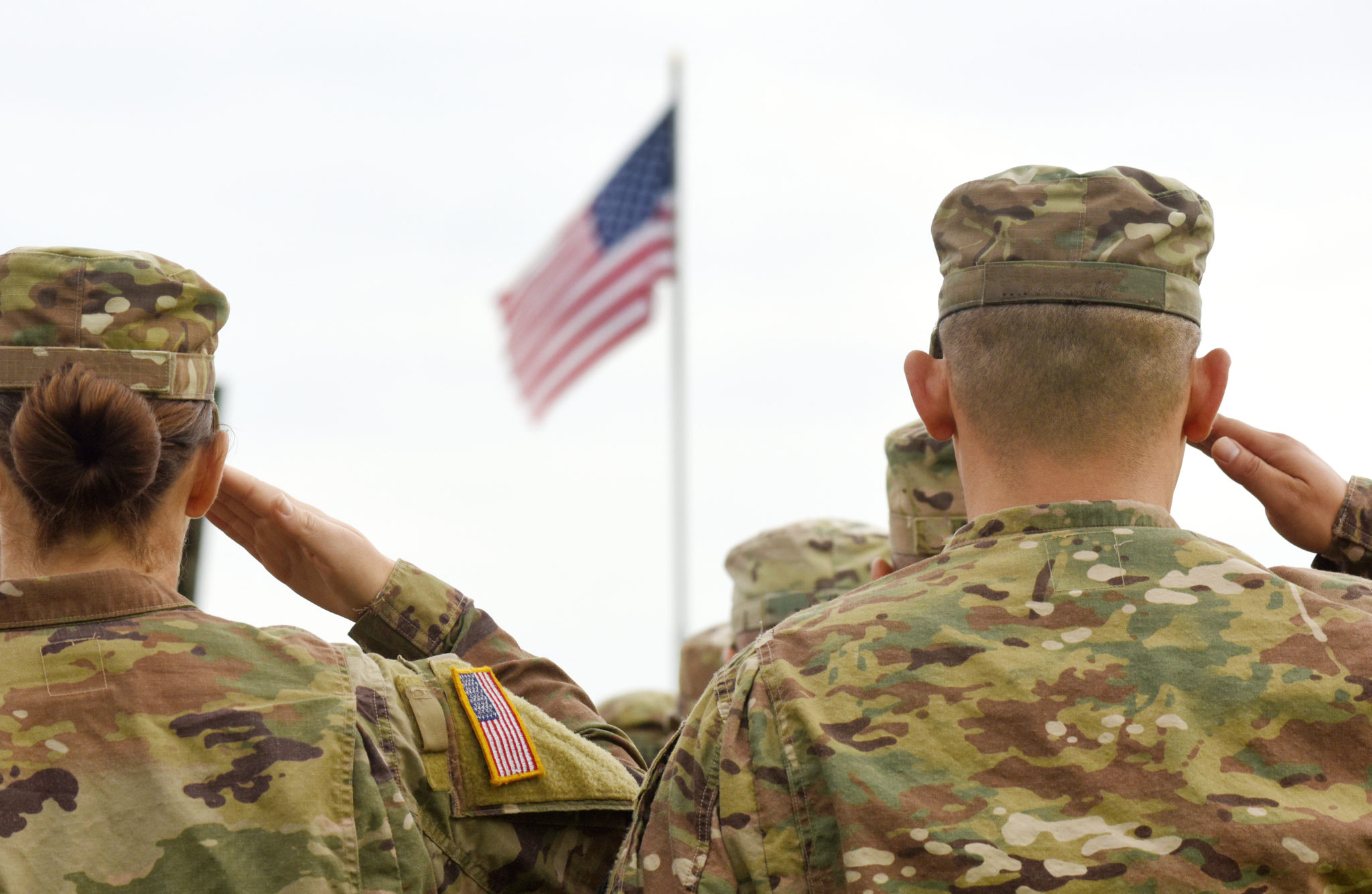 military w flag