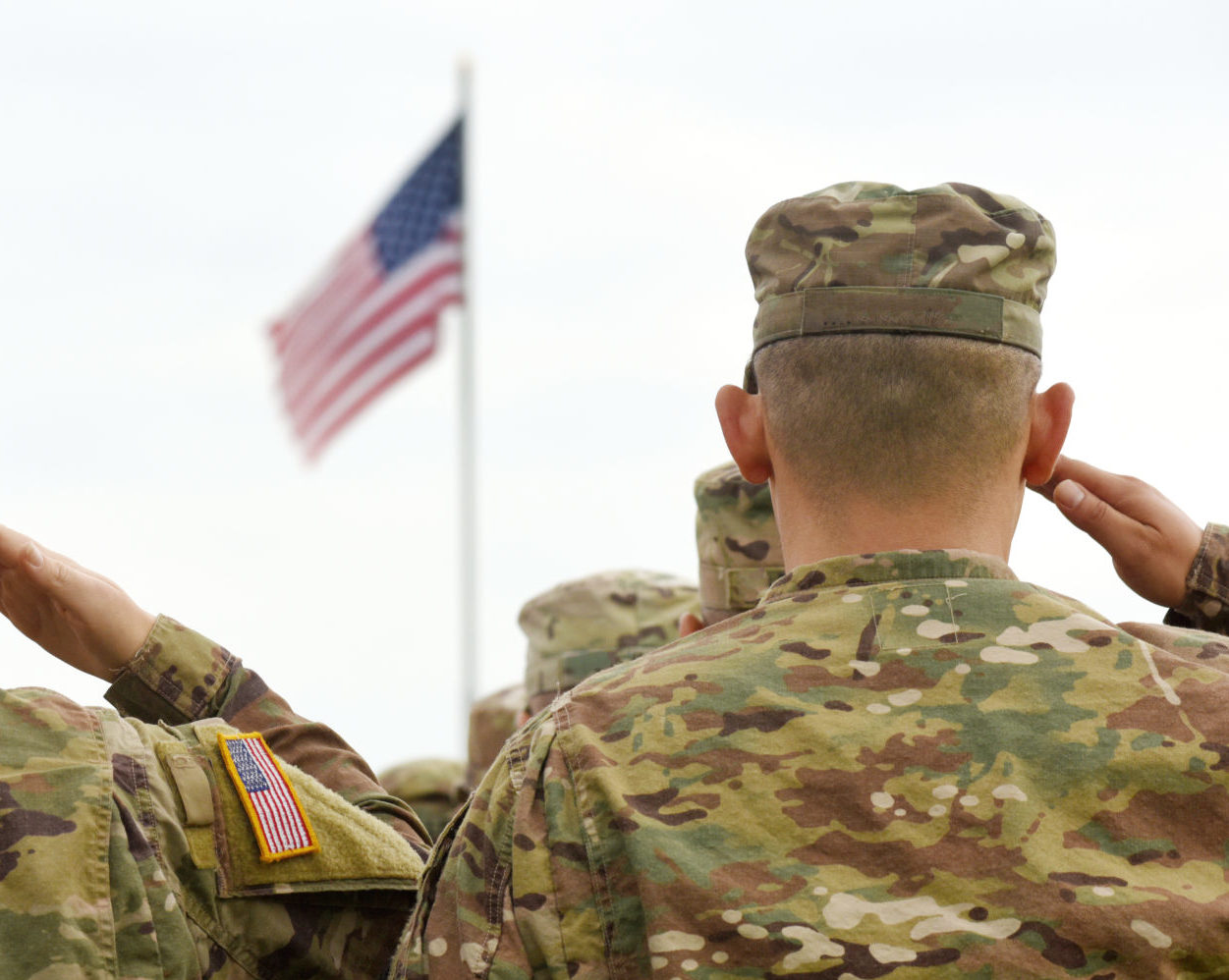 military w flag